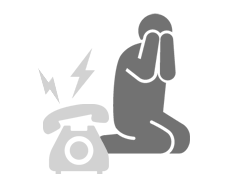 相手方からの執拗な連絡に耐え切れない。